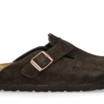 Dép Birkenstock Boston Soft Footbed Mocha Màu Nâu Đậm