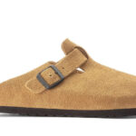 Dép Birkenstock Boston Soft Footbed Suede Mink Màu Nâu