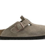 Dép Birkenstock Boston Soft Footbed Taupe Màu Xám