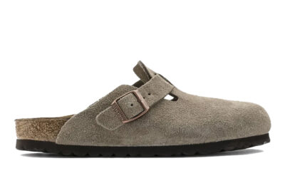 Dép Birkenstock Boston Soft Footbed Taupe Màu Xám