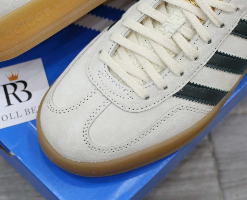 Giày Adidas Gazelle Indoor Cream White Collegiate Green Gum Best Quality