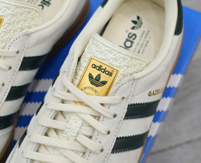 Giày Adidas Gazelle Indoor Cream White Collegiate Green Gum Best Quality