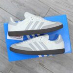 Giày Adidas Samba OG White Grey Trắng Xám Like Auth