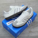 Giày Adidas Samba OG White Grey Trắng Xám Like Auth