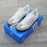 Giày Adidas Samba OG White Grey Trắng Xám Like Auth