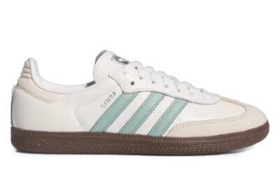 Giày Adidas Samba OG ‘ White Hazy Green’ Like Auth