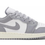 Giày Nike Air Jordan 1 Low (GS) 'Vintage Grey' Real