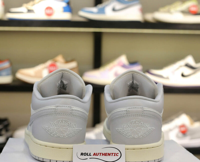 Giày Nike Air Jordan 1 Low (GS) 'Vintage Grey' Real