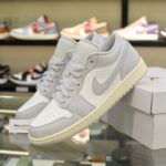 Giày Nike Air Jordan 1 Low (GS) 'Vintage Grey' Real