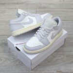 Giày Nike Air Jordan 1 Low (GS) 'Vintage Grey' Real