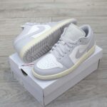 Giày Nike Air Jordan 1 Low (GS) 'Vintage Grey' Real