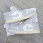 Giày Nike Air Jordan 1 Low (GS) 'Vintage Grey' Real