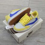 Giày Nike Air Jordan 1 Low OG SP Travis Scott Canary Real