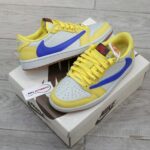 Giày Nike Air Jordan 1 Low OG SP Travis Scott Canary Real