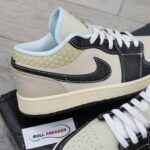 Giày Nike Air Jordan 1 Low SE Coconut Milk Black Like Auth