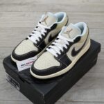 Giày Nike Air Jordan 1 Low SE Coconut Milk Black Like Auth