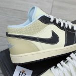 Giày Nike Air Jordan 1 Low SE Coconut Milk Black Muslin Best Quality