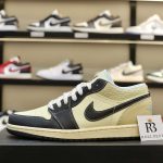 Giày Nike Air Jordan 1 Low SE Coconut Milk Black Muslin Best Quality