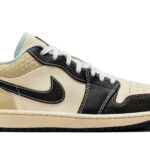 Giày Nike Air Jordan 1 Low SE Coconut Milk Black Muslin Best Quality