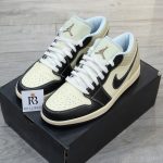 Giày Nike Air Jordan 1 Low SE Coconut Milk Black Muslin Best Quality