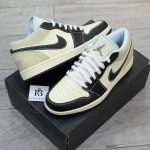 Giày Nike Air Jordan 1 Low SE Coconut Milk Black Muslin Best Quality