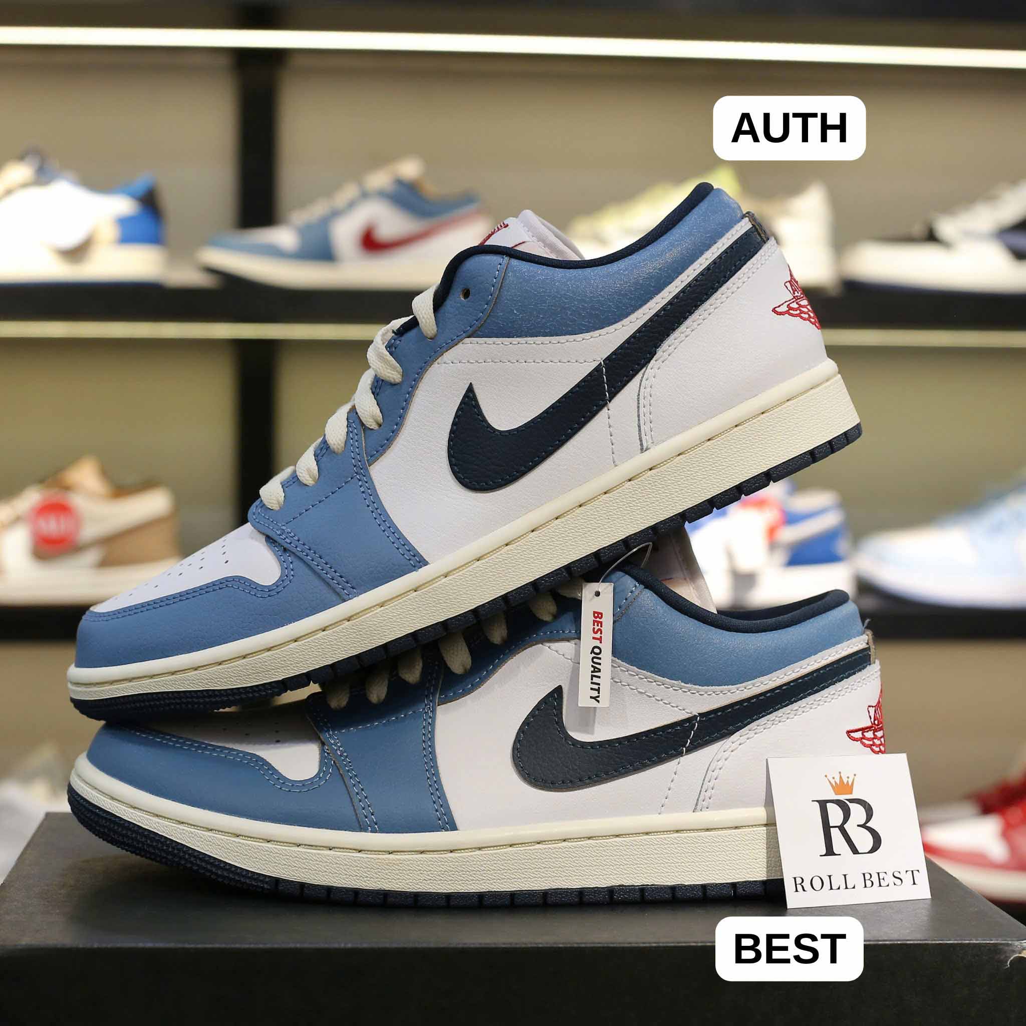 Giày Nike Air Jordan 1 Low SE Shoes ‘Armory Navy’ Best Quality