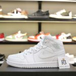 Giày Nike Air Jordan 1 Mid Triple White Best Quality