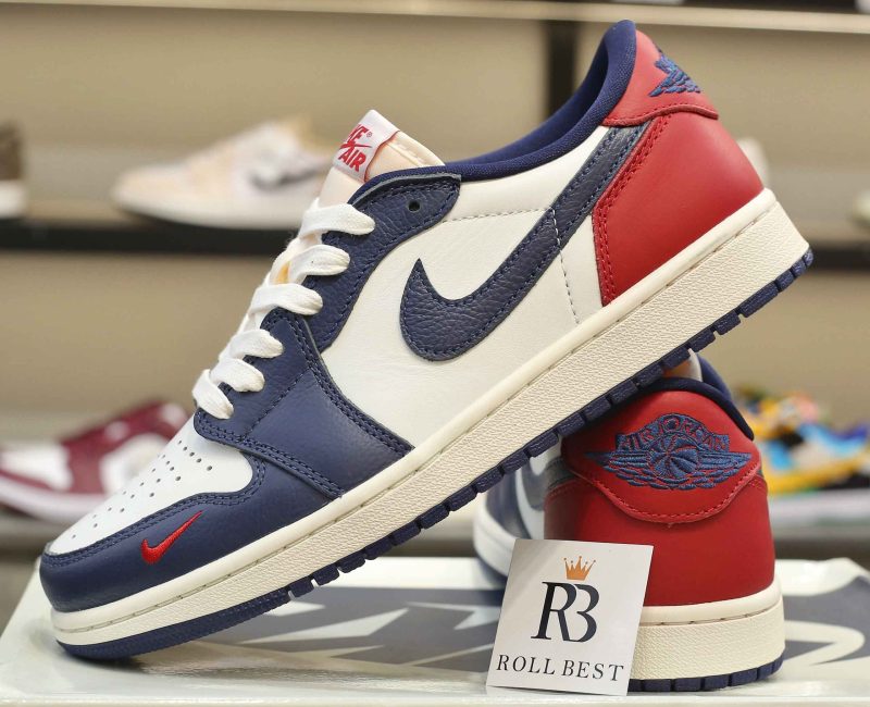 Giày Nike Air Jordan 1 Retro Low OG Howard University Best Quality