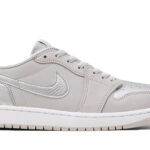 Giày Nike Air Jordan 1 Retro Low OG Neutral Grey Metallic Silver Real