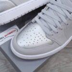 Giày Nike Air Jordan 1 Retro Low OG Neutral Grey Metallic Silver Real