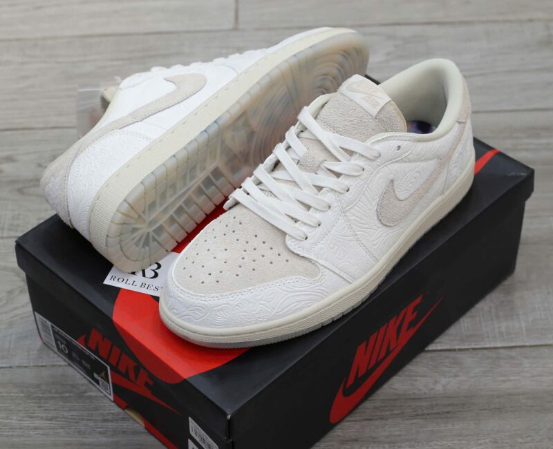 Giày Nike Air Jordan 1 Retro Low OG x Chris Paul “Light Cream” Best Quality