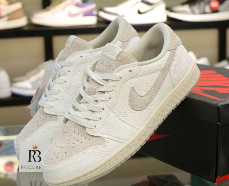 Giày Nike Air Jordan 1 Retro Low OG x Chris Paul “Light Cream” Best Quality