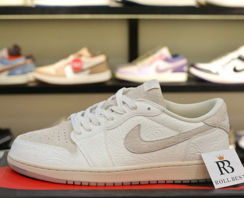 Giày Nike Air Jordan 1 Retro Low OG x Chris Paul “Light Cream” Best Quality