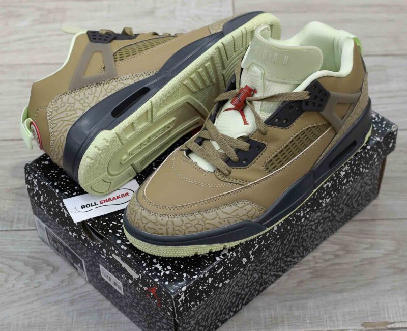 Giày Nike Air Jordan Spizike Low Neutral Olive Like Auth