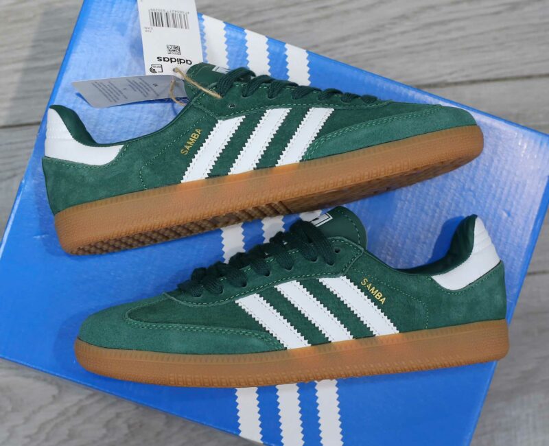 Giày Adidas Samba OG Collegiate Green Gum Like Auth