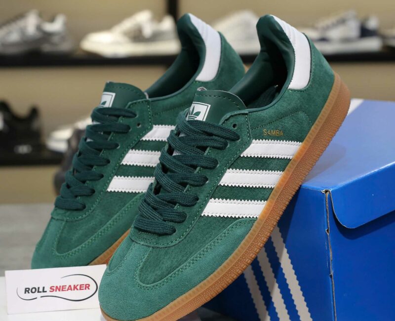 Giày Adidas Samba OG Collegiate Green Gum Like Auth