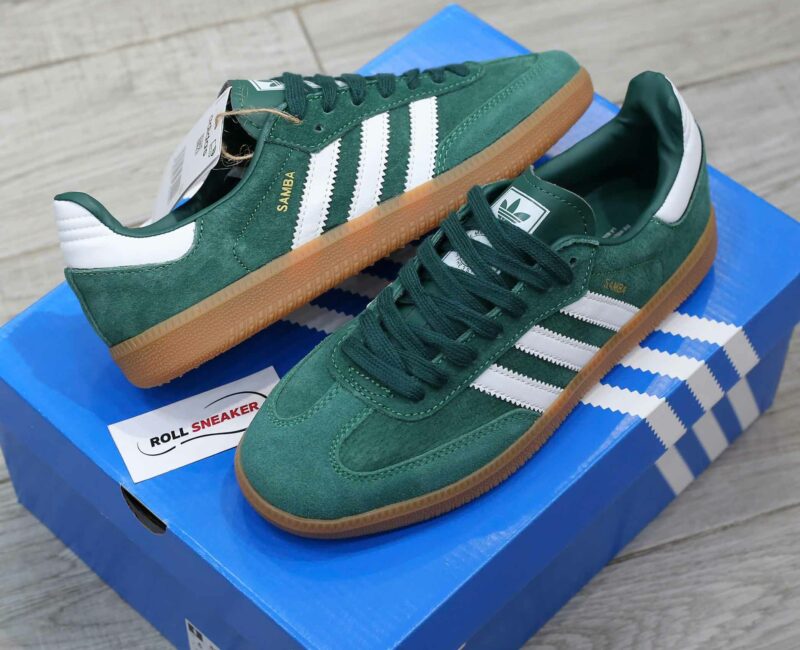 Giày Adidas Samba OG Collegiate Green Gum Like Auth