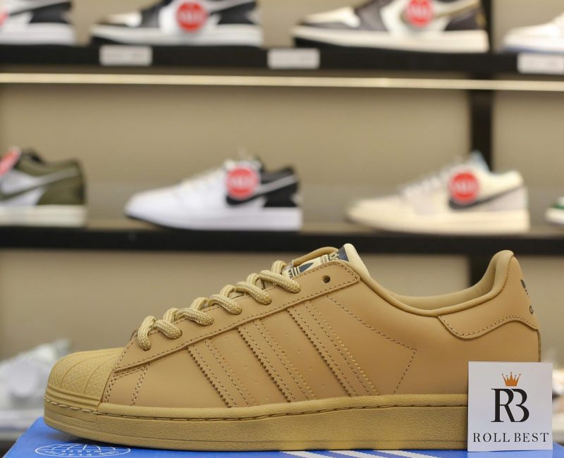 Giày Adidas Superstar Golden Beige Best Quality