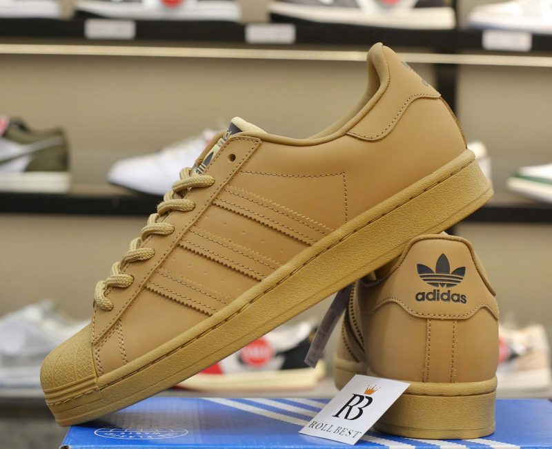 Giày Adidas Superstar Golden Beige Best Quality