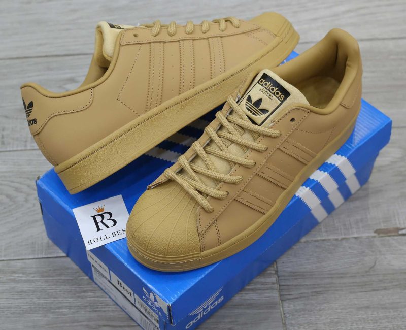 Giày Adidas Superstar Golden Beige Best Quality