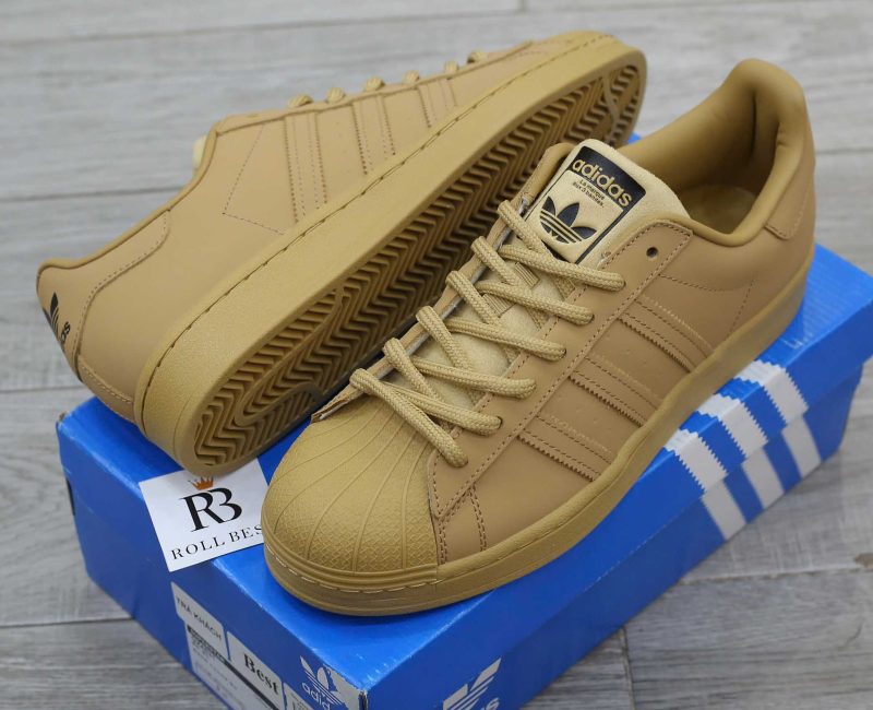 Giày Adidas Superstar Golden Beige Best Quality