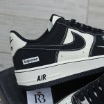 Giày Air Force 1 Supreme Black White Best Quality