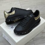 Giày Alexander McQueen Oversized Black Gold Like Auth