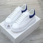 Giày Alexander McQueen Oversized White Paris Blue Like Auth