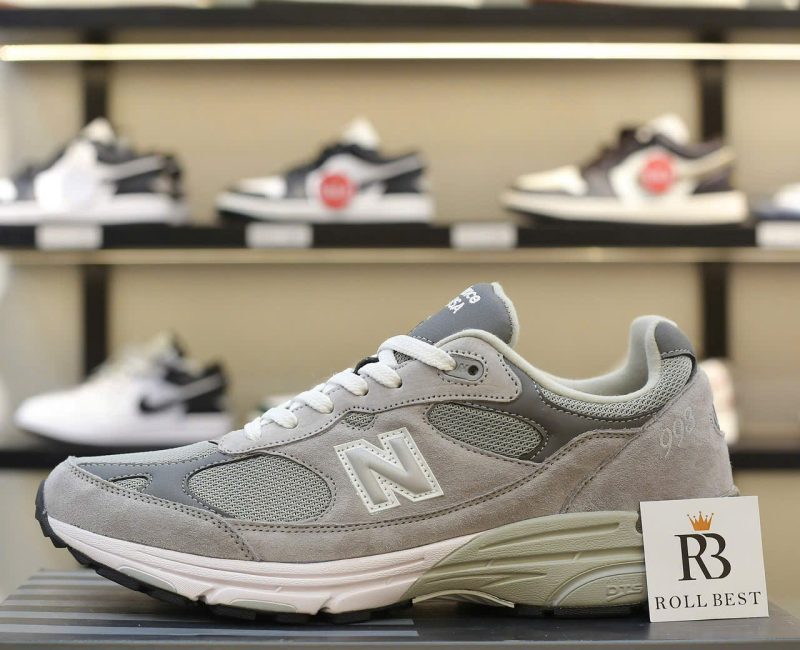 Giày New Balance 993 Made in USA Grey White Best Quality