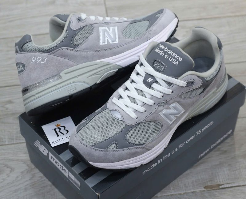 Giày New Balance 993 Made in USA Grey White Best Quality