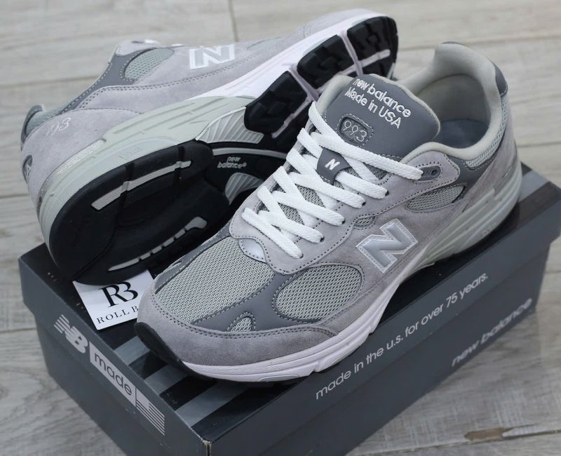 Giày New Balance 993 Made in USA Grey White Best Quality