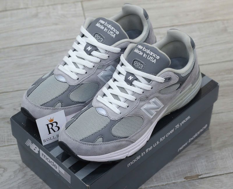 Giày New Balance 993 Made in USA Grey White Best Quality