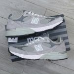 Giày New Balance 993 Made in USA Grey White Best Quality