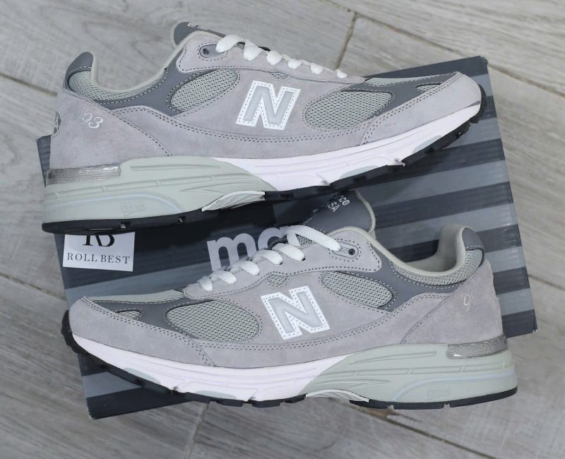 Giày New Balance 993 Made in USA Grey White Best Quality